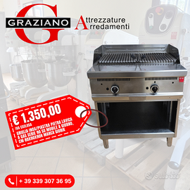 GRIGLIA PIETRA LAVICA SERIE 90 inox USATA