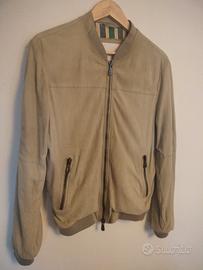 Giacca vera pelle scamosciata Blusotto 