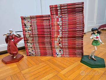 inuyasha serie rossa completa e action figure