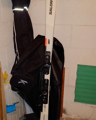 Sci SALOMON S/MAX 4 CON ATTACCO M10 GW L80. H=174