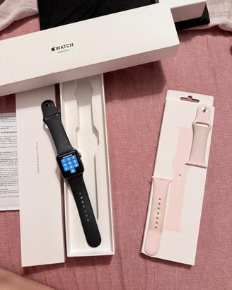 Apple watch serie 3, cassa 38 mm, nero