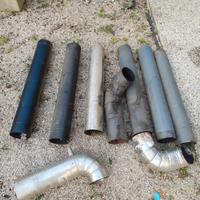 Canna fumaria o tubo di scarico stufa a legna