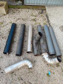 Canna fumaria o tubo di scarico stufa a legna