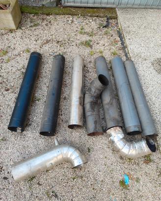 Canna fumaria o tubo di scarico stufa a legna