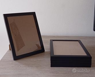 6 cornici portafoto con vetrino per foto 15x20cm