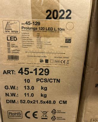 Stock 60 catenarie led professionali new lamps