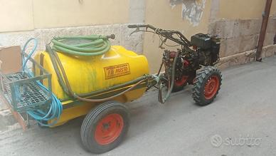 Motozappa con cisterna