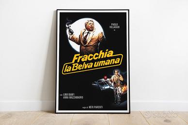 Poster Locandina Film "Fracchia la belva umana"
