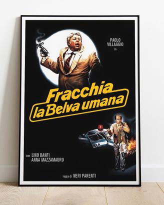 Poster Locandina Film "Fracchia la belva umana"