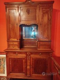 credenza stile liberty 