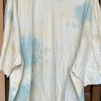 T-shirt ASOS tie-dye bianca/azzurra XXL