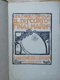 il discorso di Finalmarina ed. L'Eroica 1919