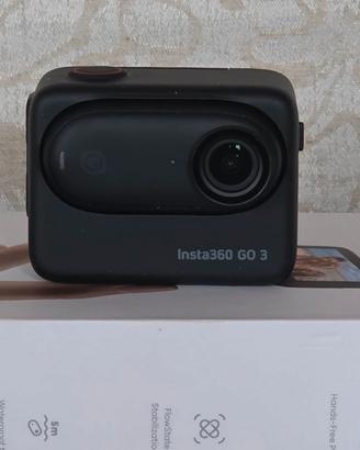 Insta360 GO 3 128GB nera, kit completo