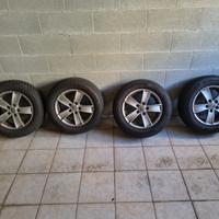 4 pneumatici invernali + cerchi Hankook 195/65/15