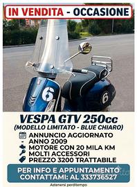 vespa gtv 250cc 