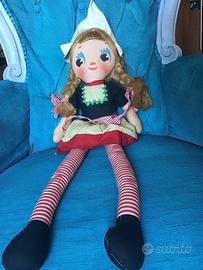Bambola pezza vintage anni 70 Olandesina