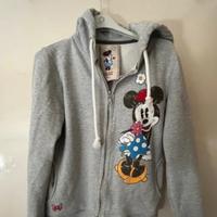 Felpa disney nuova con cappucvio e cerniera