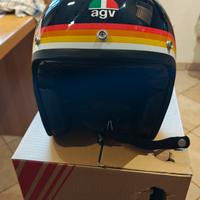 Agv casco X70  Riviera Blue/Rainbow Tg. MS