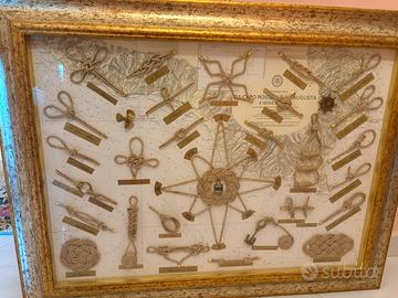 Quadro con nodi marinari