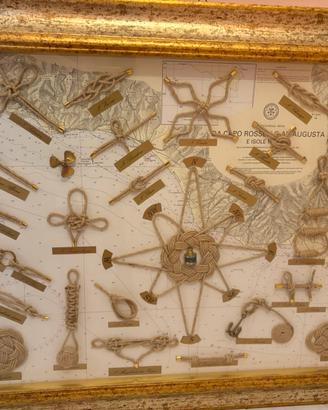 Quadro con nodi marinari