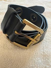 Cintura in pelle nera “Michael Kors”