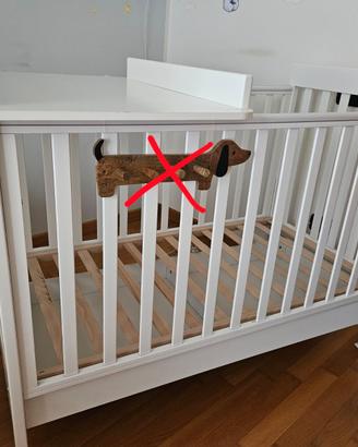 Lettino Homi Azzurra Design  + Sistema Baby Space