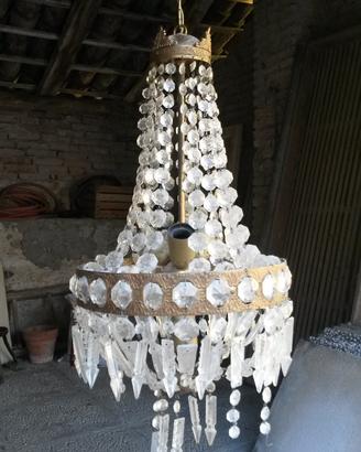 Lampadario vintage stile impero
