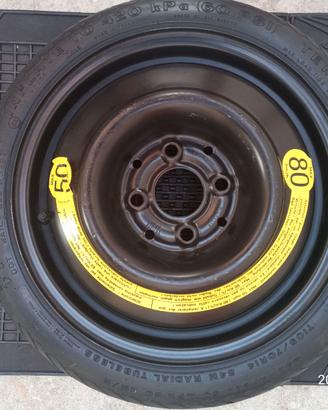 RUOTA DI SCORTA RUOTINO 105 70 14 VW SEAT SKODA