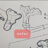 Fiat barchetta riparo calore collettori scarico