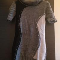 Vestito in maglia a mezze maniche