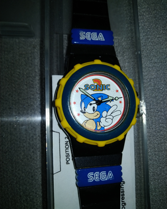 Orologio Sonic 2 Sega vintage raro da collezione