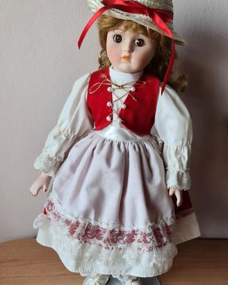 Bambola porcellana 1988 The Heritage Heidi
