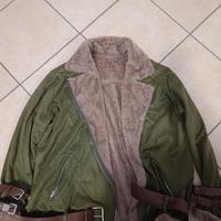 Giacca parka verde oliva