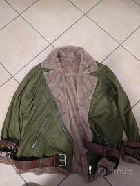 Giacca parka verde oliva