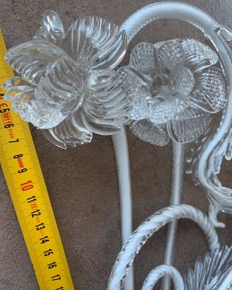 Accessori fiori ecc bianchi murano ricambi