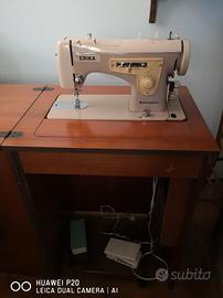 macchina da cucire elettrica, con mobile, usata