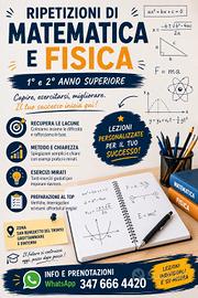 RIPETIZIONI MATEMATICA E FISICA