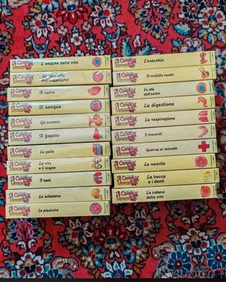 Videocassette vintage espolarando il corpo umano 