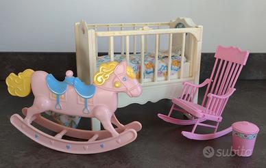 Barbie Heart Family Rock'N Play Musical Nursery