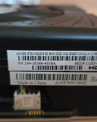 SAPPHIRE NITRO+ RADEON RX 580 8G GDDR5