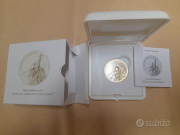 Medaglia canonizzazione di Papa Giovanni Paolo II