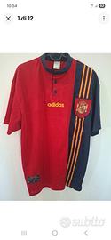 maglia da calcio vintage nazionale spagnola 