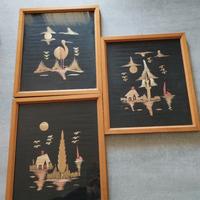 Quadretti etnici con bambù 