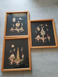 Quadretti etnici con bambù 