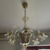 Lampadario di Murano con 6 punti luce