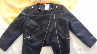 Giubottino in pelle blu alcott