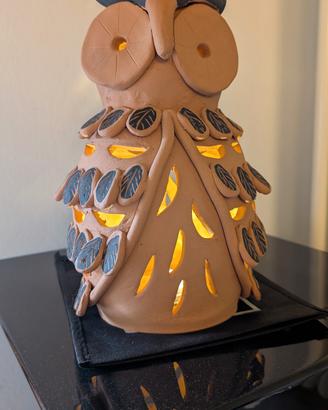 Gufo in terracotta 