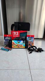 Console Nintendo Switch 2 + 2 giochi con garanzia