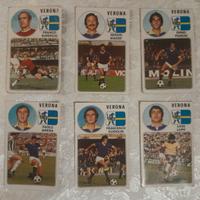Lotto 6 Figurine Calciatori Panini 1976-77 VERONA
