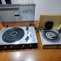 2 giradischi vintage 